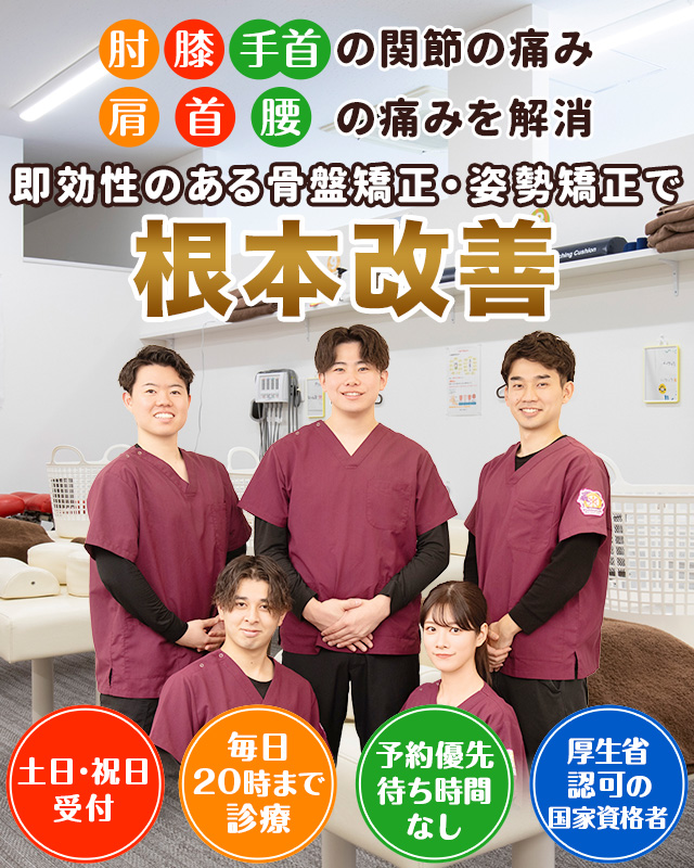 習志野市で土日祝日も 夜20時まで受付 東習志野中央整骨院